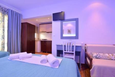 Garbis Μπακάλης Θεοχάρης Apartment Leptokaryá Ngoại thất bức ảnh